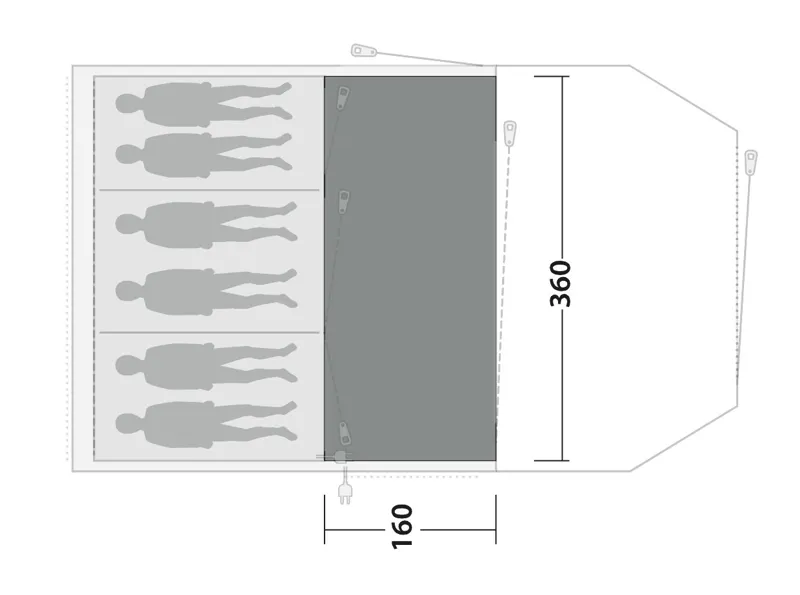 Outwell Norwood 6 Flat Woven Carpet-5